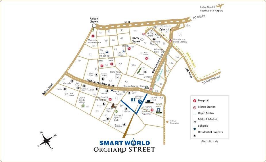 Smart World Orchard Street Location Map