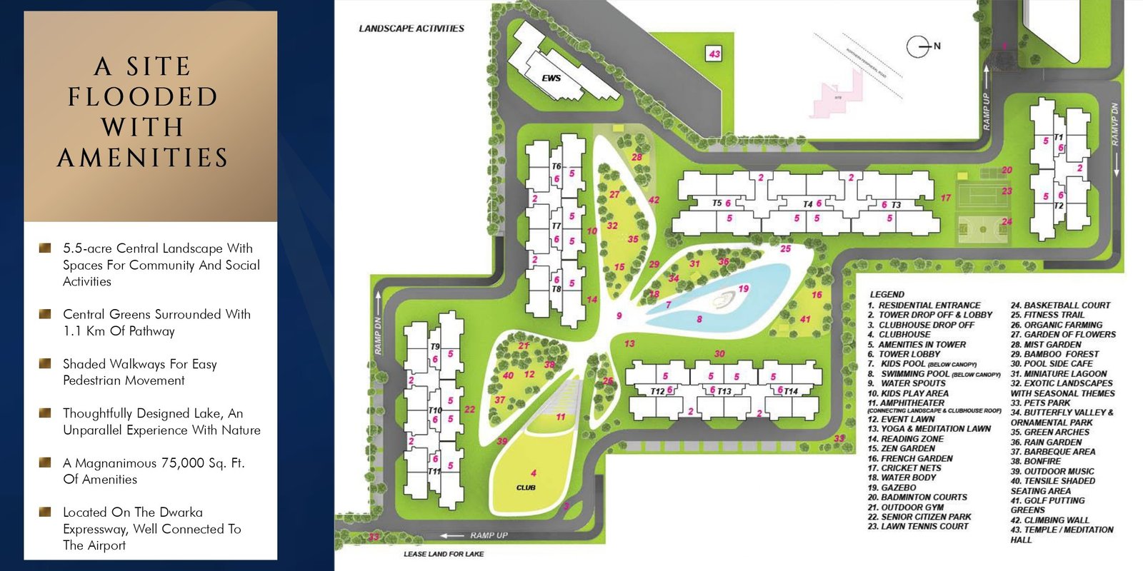 M3M Crown Site plan