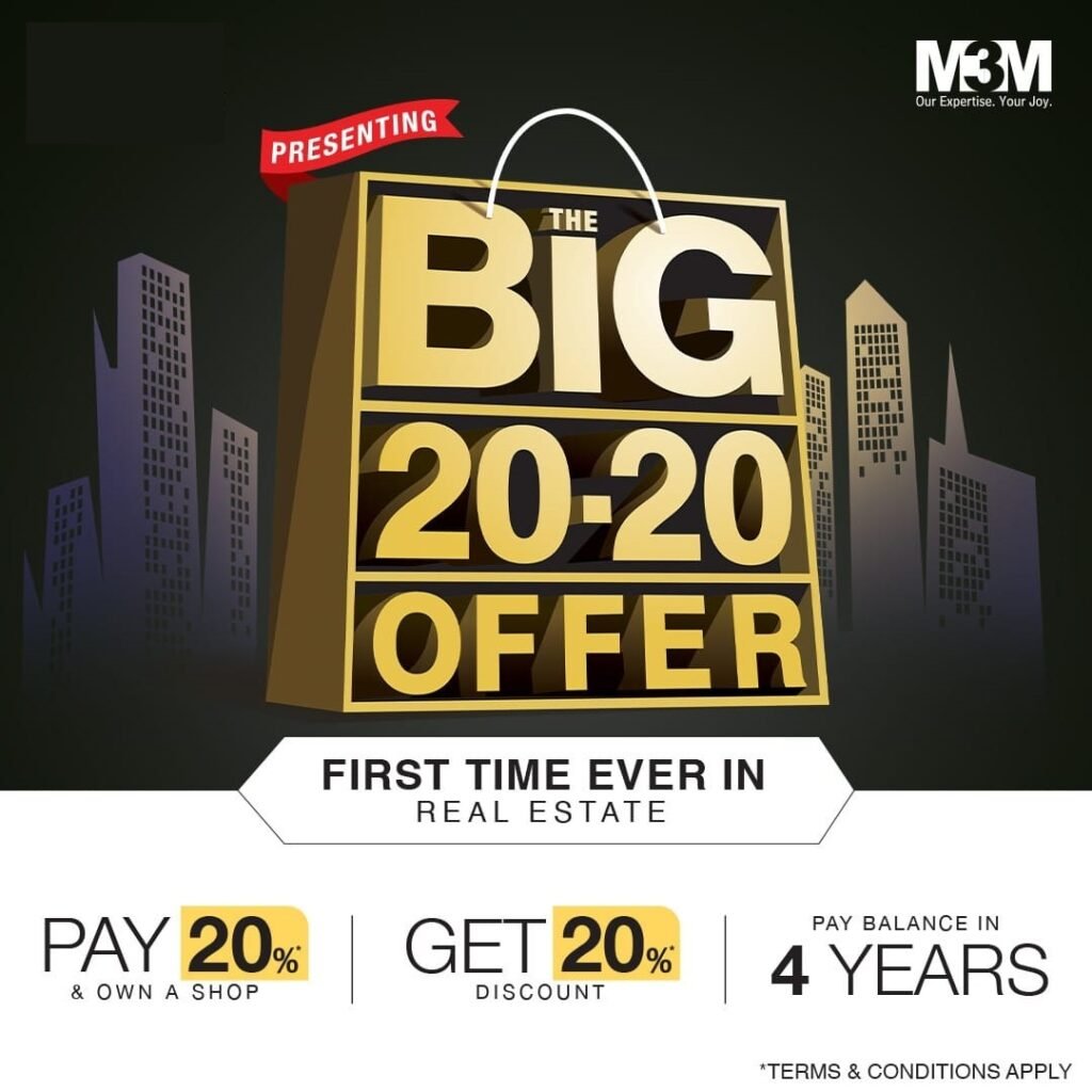 Commercial Properties For Applicable to M3M’s Big 2020 Offer