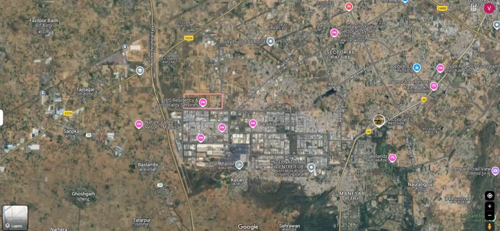 M3m-industrial-plots-sector-9-manesar-location-map